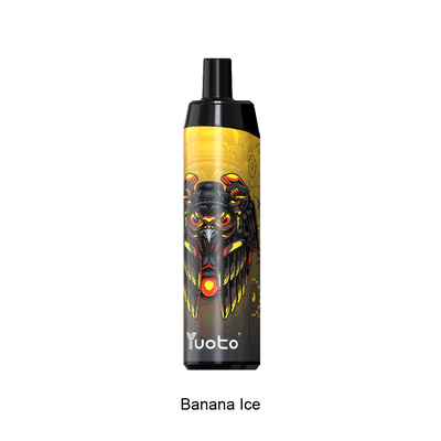 Vape Pod dùng một lần 5000 Puffs Hương vị chuối Yuoto Thanos Lưới cuộn 14ml Ejuice Pin 650mAh Bulking Nhà máy Trung Quốc