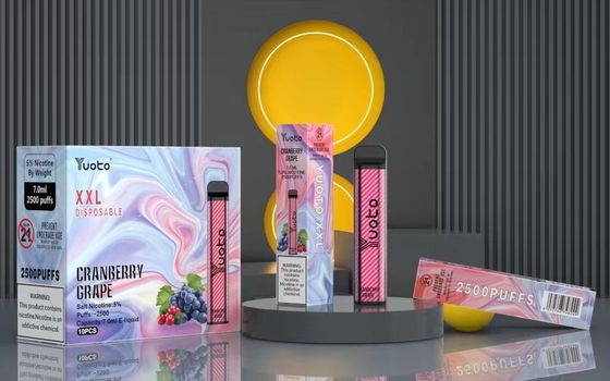 Cà phê sữa Yuoto XXL 2500 Puffs Vape Pod dùng một lần với 7ml Pin E-Liquid 1200mAh Vận chuyển nhanh Ấn Độ