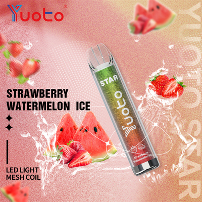 1,2ohm Dùng một lần 3000 Puffs Yuoto Vape Star với 16 màu