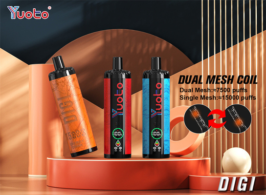 Yuoto DIGI 15000 Puffs Ban đầu YUOTO Vape dùng một lần