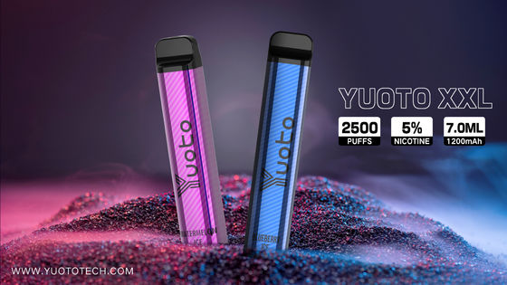 Yuoto Vape phổ biến với 5% Nicotine Salt chất lượng cao Vape Nguyên bản Yuoto 2500 Puffs Vape Ecigs