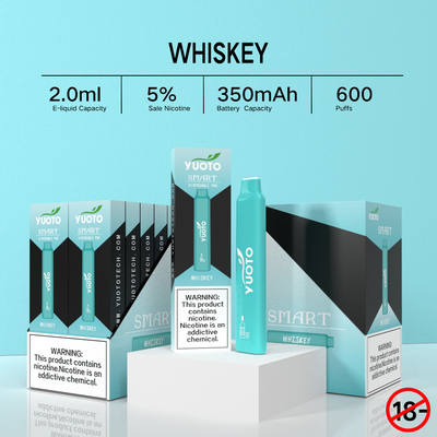 Hệ thống Pod dùng một lần Yuoto Smart 600 Puffs Bar Tổng 12 hương 350 MAh