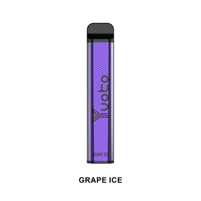 Yuoto 2500 Puffs Flavors Flavors Pen Kit 23 hương vị 5% 1200 mAh Pin dùng một lần Nho Đá Phổ biến ở Ấn Độ