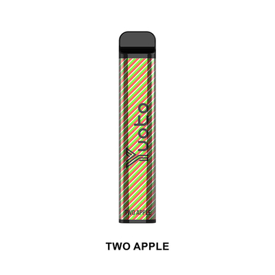 Nước ép Yuoto dùng một lần lâu nhất E Cig XXL 2500 Puffs Double Apple 50mg 7ml
