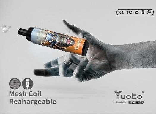 Yuoto Thanos 5000 Puffs 5% / 2% Nicotine Nhà máy thuốc lá điện tử bán buôn Bán hàng trực tiếp