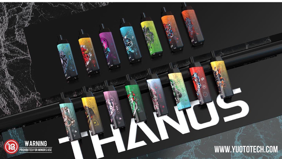 Yuoto Thanos 5000 Puffs 14ml Dung dịch chiết rót sẵn E-Juice Dung dịch một lần Dung lượng pin 650 mAh
