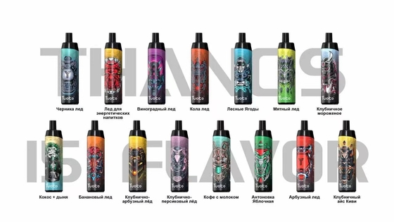 Yuoto Thanos 5000 Puffs 14ml Dung dịch chiết rót sẵn E-Juice Dung dịch một lần Dung lượng pin 650 mAh