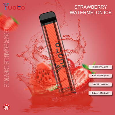 Yuoto 2500 Puffs 23 vị 7 ML Dung lượng pin 1200 mAh Mint Ice