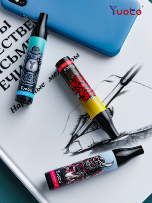 15 Hương vị 2000puffs Yuoto Vape dùng một lần 6ml E Liquid 850mAh với cuộn lưới