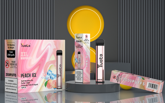Hương vị ban đầu Yuoto XXL 2500 Puff, Thuốc lá E dùng một lần 2% Nicotine nhà máy sản xuất