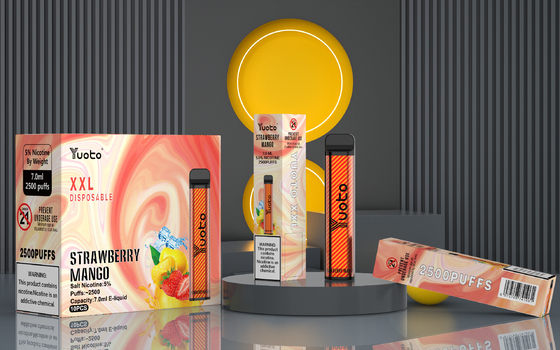 Hương vị ban đầu Yuoto XXL 2500 Puff, Thuốc lá E dùng một lần 2% Nicotine wholsale