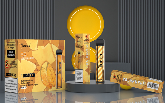 Hương vị ban đầu Yuoto XXL 2500 Puff, Thuốc lá E dùng một lần 2% Nicotine wholsale