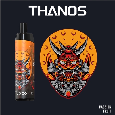 Nguyên bản Yuoto Thanos 5000puff Vape E-Thuốc lá điếu dùng một lần Vape Pen Mesh Coil có thể sạc lại 650mAh 14ml Nicotine 5% / 2%