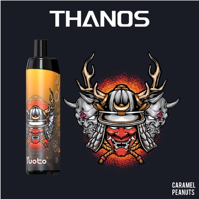 Yuoto Thanos 5000puff Vape E-Thuốc lá điện tử dùng một lần Thuốc lá Vape Pen Mesh Coil có thể sạc lại 650mAh 14ml Nicotine 5% / 2%