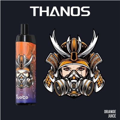 Nguyên bản Yuoto Thanos 5000puff Vape E-Thuốc lá điếu dùng một lần Vape Pen Mesh Coil có thể sạc lại 650mAh 14ml Nicotine 5% / 2%