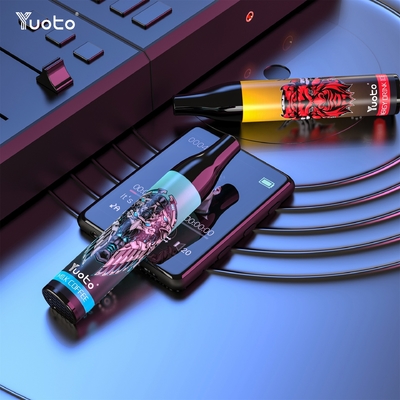 Phổ biến Yuoto 2000 Puffs Vape Vape Mesh Coil dùng một lần 6ml E Juice 850mAh E-Cigarettes Vape Pen