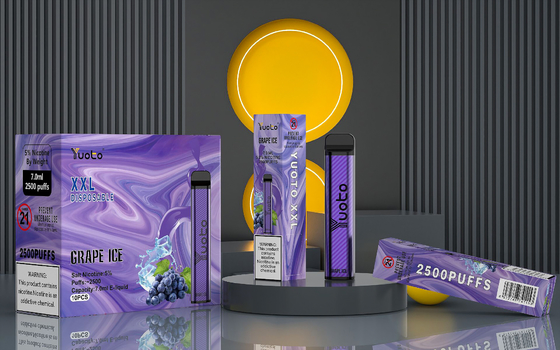 nhà máy đích thực của yuoto xxl 2500 hơi vape dùng một lần 5% nic 7ml chất lỏng 1200mah 35 màu có sẵn