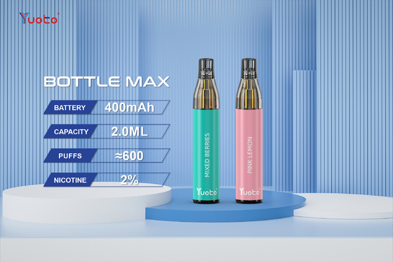 2022 Yuoto Bottle Max E Thuốc lá dùng một lần Vape Pen Vapo 16 Flavor Bar Vape 10ml E Juice