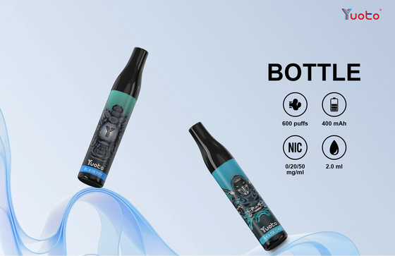 Original 600 Puffs 2% Nic Salt Yuoto Chai Vape dùng một lần 14 hương vị
