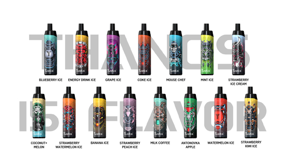 Giá xuất xưởng Vỏ dùng một lần Pin 14ml E-Liquid 650mAh Yuoto Thanos 5000 Puffs Lưới cuộn cho khói lớn hơn