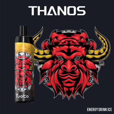 Yuoto Thanos 5000 Puffs Vape Pen dùng một lần Hookah với cuộn lưới pin 14ml E-Liquid 650mAh