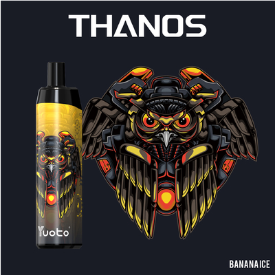 Yuoto Thanos 5000 Puffs Vape Pen dùng một lần Hookah với cuộn lưới pin 14ml E-Liquid 650mAh
