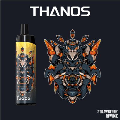 Hương vị táo Thuốc lá Vape 5000 Puffs E dùng một lần với cuộn lưới 14ml Pin E-Liquid 650mAh