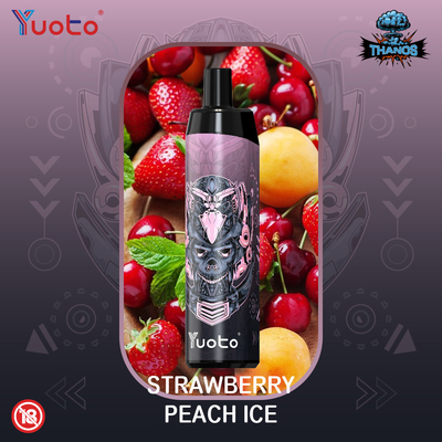 Watermelon Ice Vape dùng một lần Yuoto Thanos 5000 Puffs E Thuốc lá với cuộn lưới 14ml Pin E-Liquid 650mAh