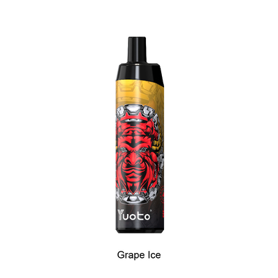 2022 Hàng Mới Về Thuốc Lá Điện Tử Vape Dùng Một Lần 14ml Pin E-Liquid 650MAh Băng Nho Cho Nhà Phân Phối Puff