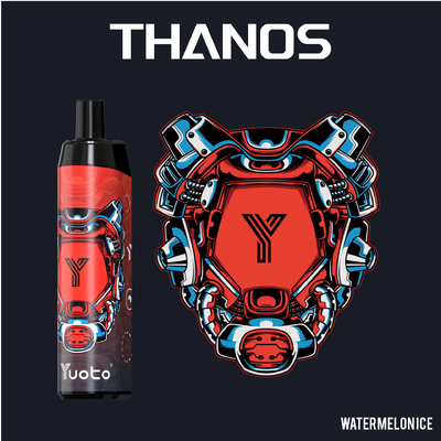 Strawberry Watermelon Ice 5000 Puffs Vape Pod dùng một lần Yuoto Thanos Lưới cuộn 14ml Pin Ejuice 650mAh từ Trung Quốc