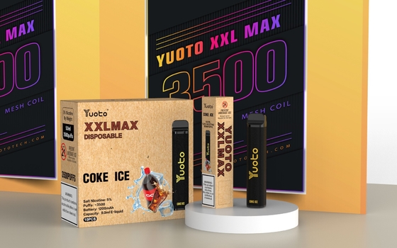 Yuoto vape pod chính hãng XXL MAX 3500 Puffs E Thuốc lá coke hương vị đá