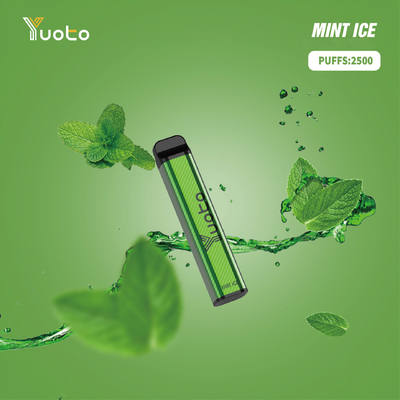 Blueberry ice Vape Yuoto XXL 2500 Puffs E Thuốc lá dùng một lần với Pin 7ml E-Liquid 1200mAh