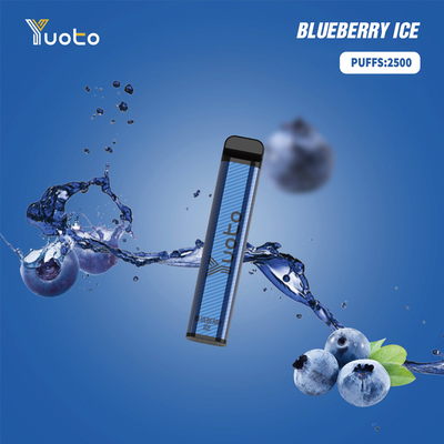 Vận chuyển nhanh Yuoto XXL 2500puffs Thuốc lá 2500 Puff Vaping Thiết bị 7.0ml Pin Eliquid 1200mAh
