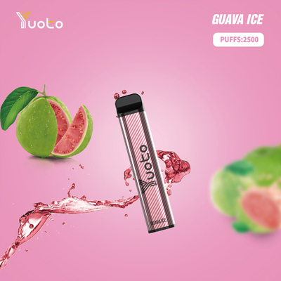 Vận chuyển nhanh Yuoto XXL 2500puffs Thuốc lá 2500 Puff Vaping Thiết bị 7.0ml Pin Eliquid 1200mAh