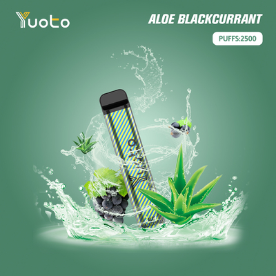 Blueberry ice Vape Yuoto XXL 2500 Puffs E Thuốc lá dùng một lần với Pin 7ml E-Liquid 1200mAh