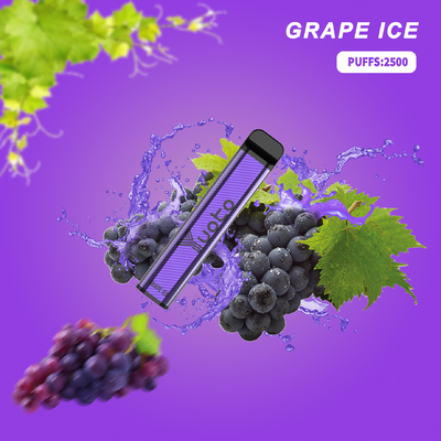 Blueberry ice Vape Yuoto XXL 2500 Puffs E Thuốc lá dùng một lần với Pin 7ml E-Liquid 1200mAh