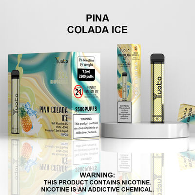 Cà phê sữa Yuoto XXL 2500 Puffs Vape Pod dùng một lần với 7ml Pin E-Liquid 1200mAh Vận chuyển nhanh Ấn Độ