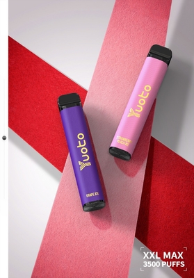 Yuoto XXL Max 3500 Puffs Electric Vape Pen Factory Trực tiếp Strawberry Peach ice