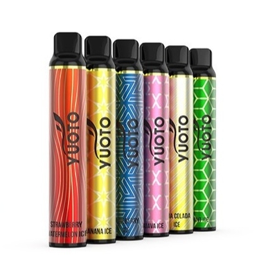 Yuoto Vape dùng một lần tốt nhất 2022 Peach Ice Luscious Bán buôn Châu Âu 3000 Puffs 50mg Nicotine