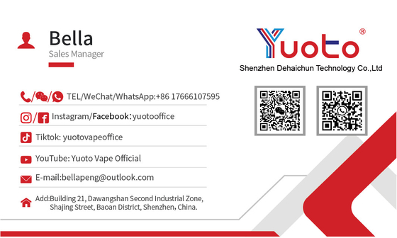 Bán chạy nhất Hương vị Yuoto Pina Colada 2500 Puff Bar 7ml Ecig Vape Pod dùng một lần