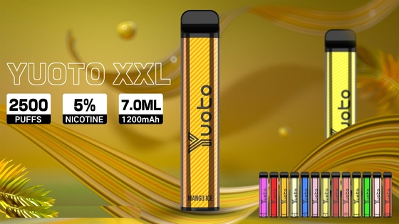 Yuoto vape khói 2500puffs Original Yutu Vape dùng một lần nóng