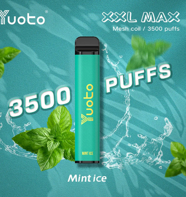 2023 Bản phát hành mới Logo tùy chỉnh chất lượng cao Yuoto 3500 Puff Thanh Vape Nut dùng một lần Hương vị