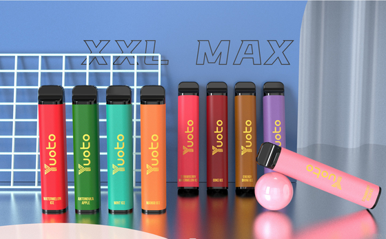 Nhà máy Bán buôn Bút Vape dùng một lần Yuoto XXL Max 3500 Puffs Lưới cuộn 9ml Pin E-Liquid 1200mAh