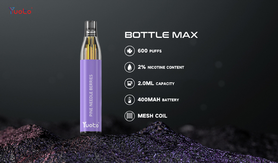 14 Hương vị Nước ép 2ML E 2% Nic Yuoto Chai Tối đa 600 nhát với TPD Pen Hookah
