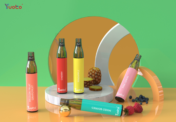 14 Hương vị Nước ép 2ML E 2% Nic Yuoto Chai Tối đa 600 nhát với TPD Pen Hookah