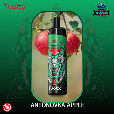 Máy hóa hơi dùng một lần 5% Nicotine Yuoto Thanos 5000 Puffs Pen Hookah 14ML 650mAh Lưới cuộn với loại C