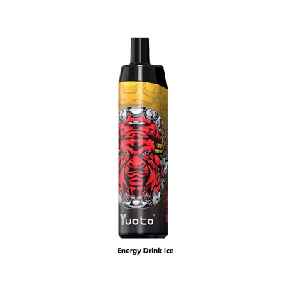 Yuoto Thanos 5000 Puffs Thuốc lá điện tử dùng một lần Nước tăng lực Băng lưới cuộn Pin 650mAh rohs