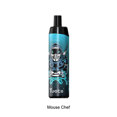 Vape dùng một lần tốt nhất Ecig 2022 yuoto có thể sạc lại Thanos 5000 nhát Mouse Chef 50mg Nicotine