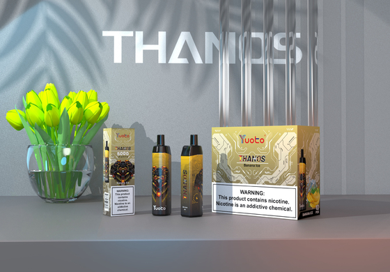 5% Nicotine Yuoto Thanos 5000 Puffs Pen Hookah 14ML 650mAh Lưới cuộn với loại C