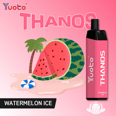 Gói tiếng Ả Rập Yuoto Thanos 5000 Puffs 14ml E Pin lithium 650mAh dạng lỏng Lưới cuộn Vape có thể sạc lại